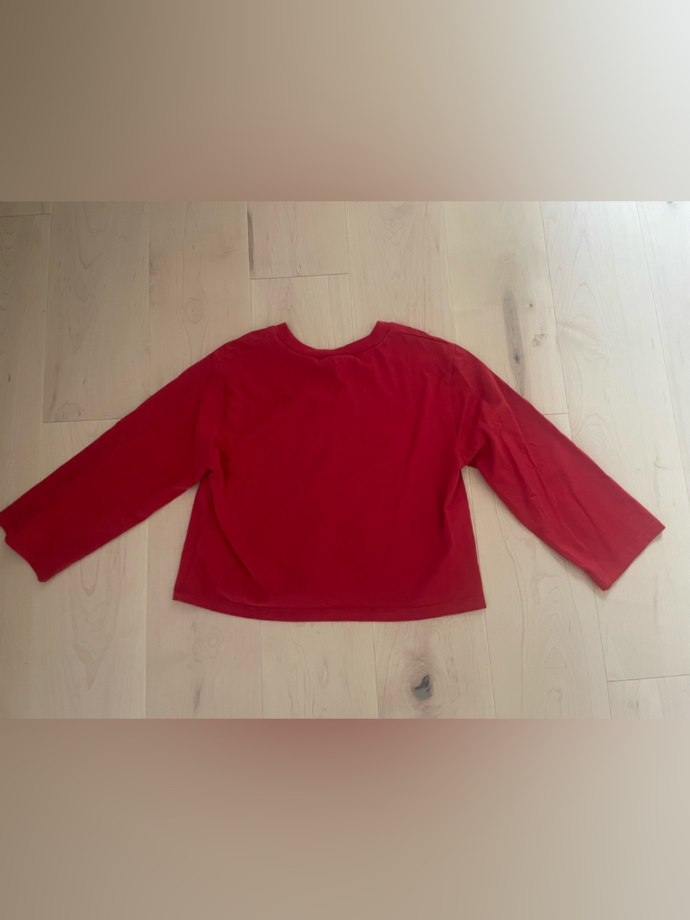 Reformation Red 3/4 Length Tee